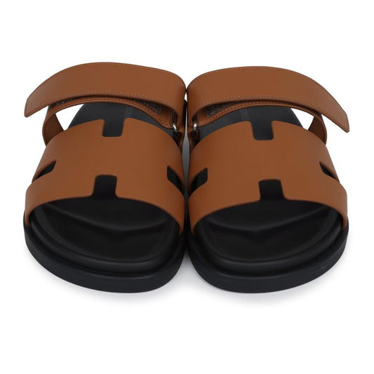 HERMES CHYPRE SANDALS (BROWN)