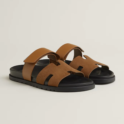HERMES CHYPRE SANDALS (BROWN)